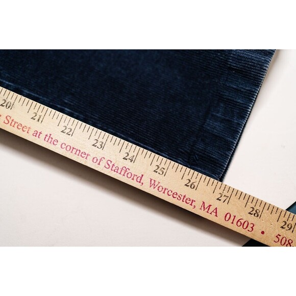 L.L. Bean blue gray corduroy jeans pants 500953 classic fit 4 Petite - Picture 10 of 10